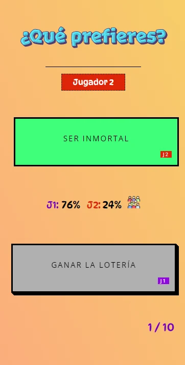 ¿Qué Prefieres? En español screenshot