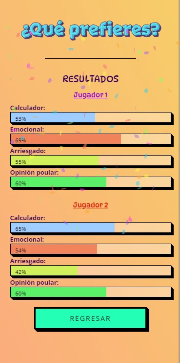 ¿Qué Prefieres? En español screenshot